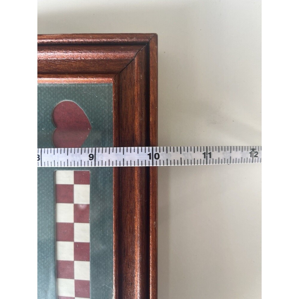 Framed Farmhouse 90s Americana Country Kitchen Wall Art Sunflower Barn Checkered - Picture 4 of 5